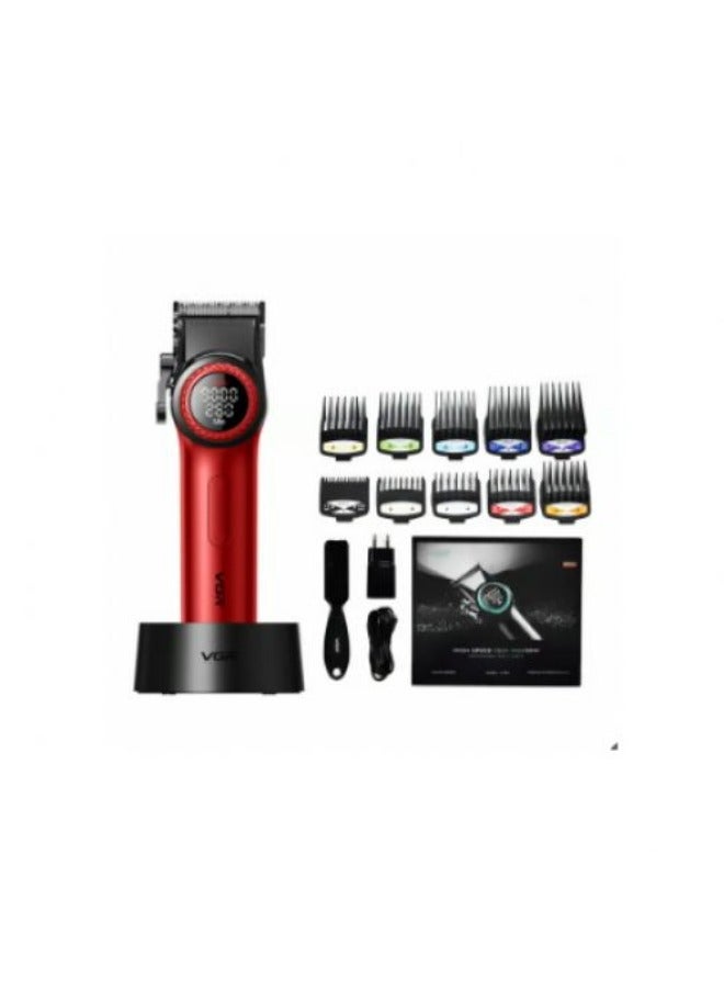 V-001 Professional Hair Clippers For Men RED