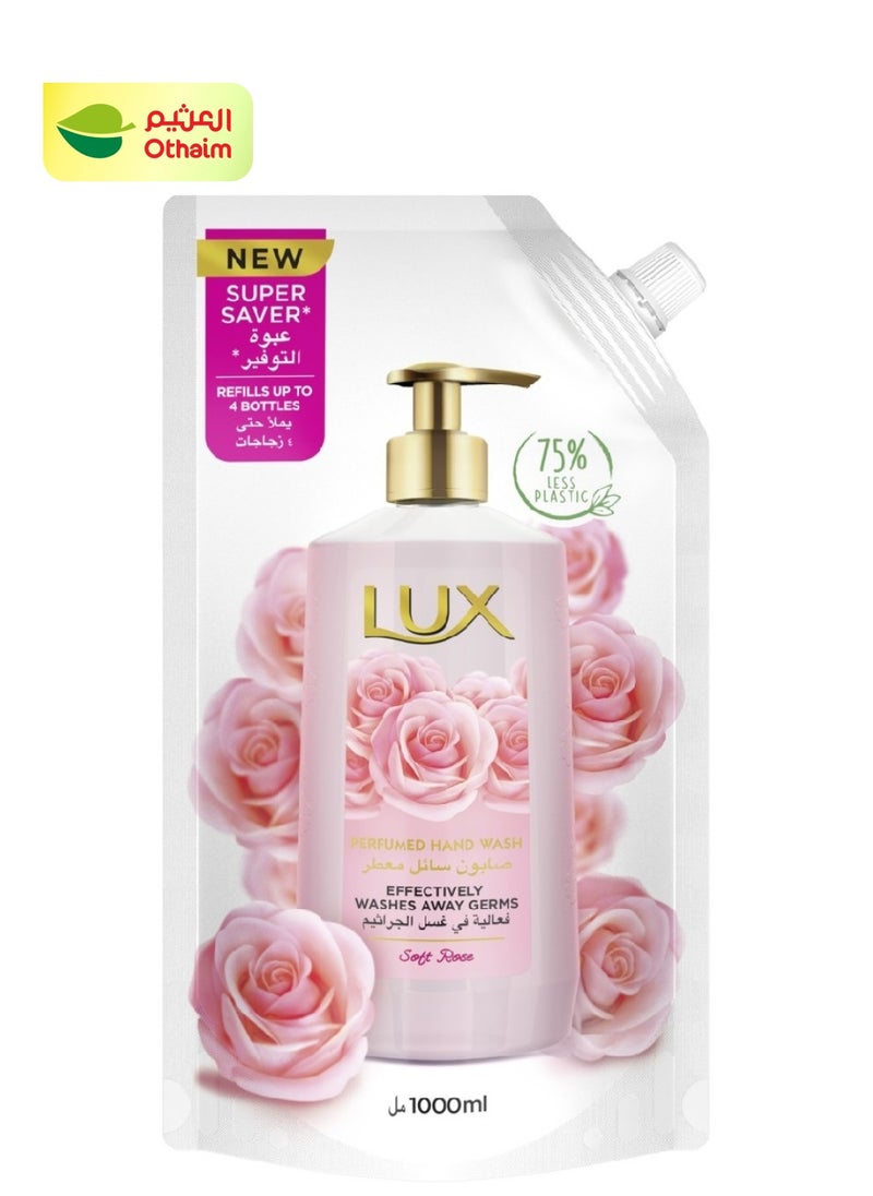 Lux Lux Hand Wash soft touch Pouch Refill, 1 L 