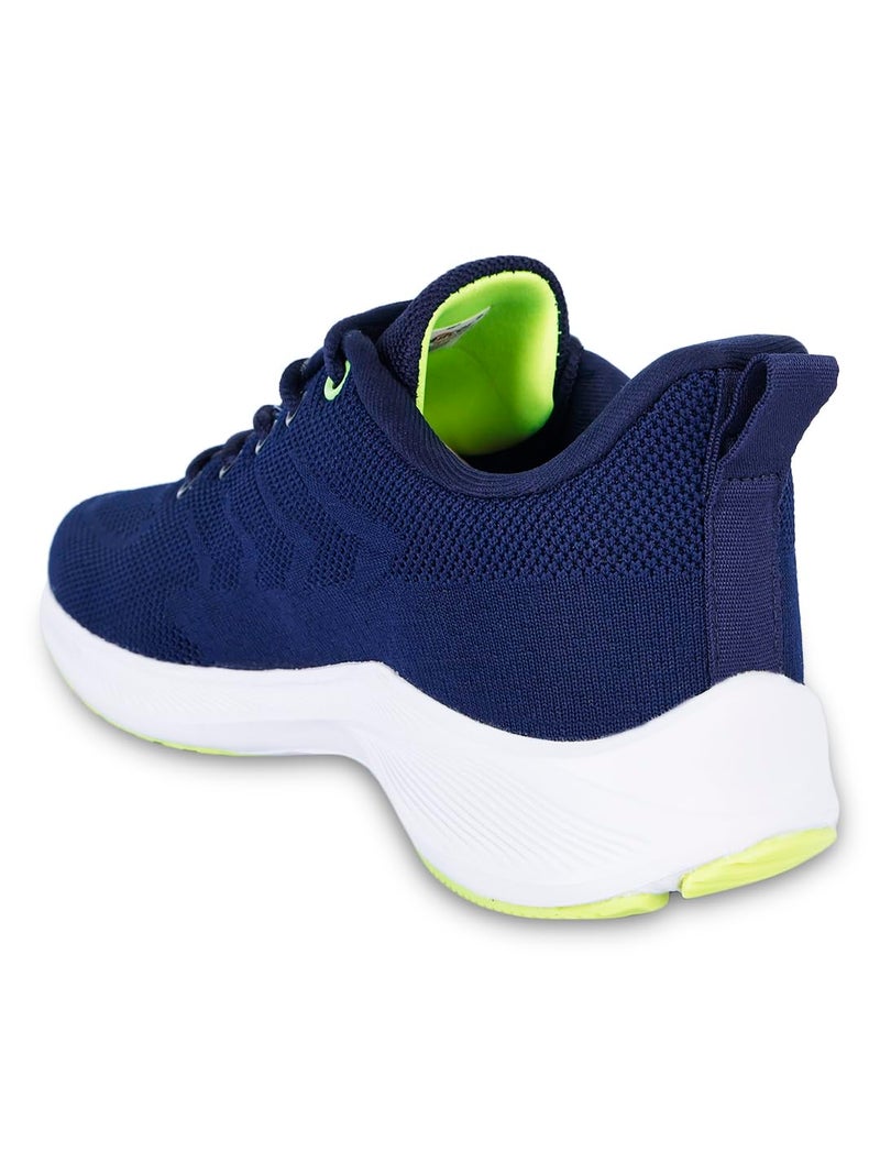 Lancer Mens BOSS-2NBL-PGN Navy Running Shoe, 6 - Image 4
