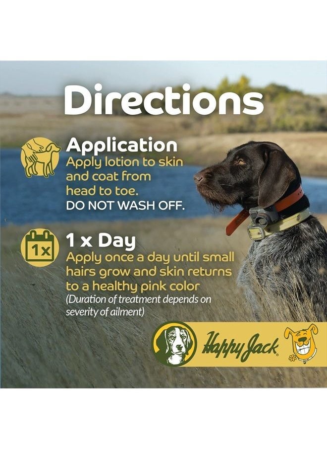 Happy Jack - Mange Medicine & Mange Treatment for Dogs & Horses - Brings Soothing Itch Relief to Hot Spots, Severe Mange, Fungi, Allergies, Eczema & Most Dog Skin Irritation (16 oz) - Image 1