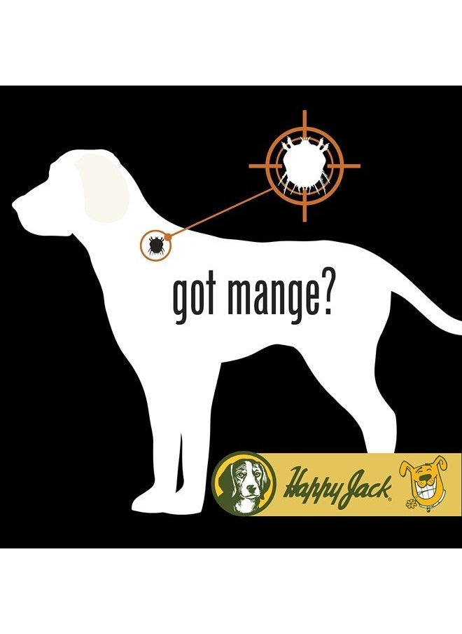 Happy Jack - Mange Medicine & Mange Treatment for Dogs & Horses - Brings Soothing Itch Relief to Hot Spots, Severe Mange, Fungi, Allergies, Eczema & Most Dog Skin Irritation (16 oz) - Image 1