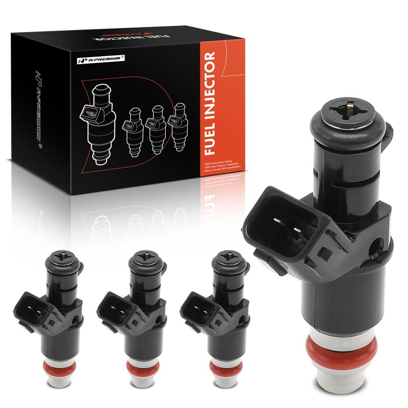 A-Premium مجموعة حقن وقود APremium مكونة من 4 قطع متوافقة مع هوندا فيت 20072008 15L استبدال 16450PWCJ01
