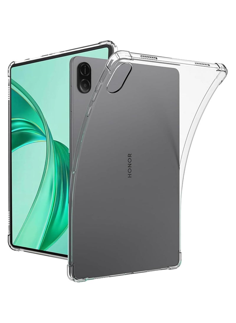 VKL Clear Case Compatible with Honor Pad X8a 11" 2024 Cover, Advanced Airbag Drop Protection, Soft Flexible Silicone TPU Shockproof Anti-Scratch, Slim-Fit for Honor Pad X8a 11" 2024 - Image 1