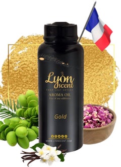 Lyon Scent Aroma oil 500ml, Gold, luxurious scent, diffuser oil refill, perfume oil, fragrance refill for diffuser machines