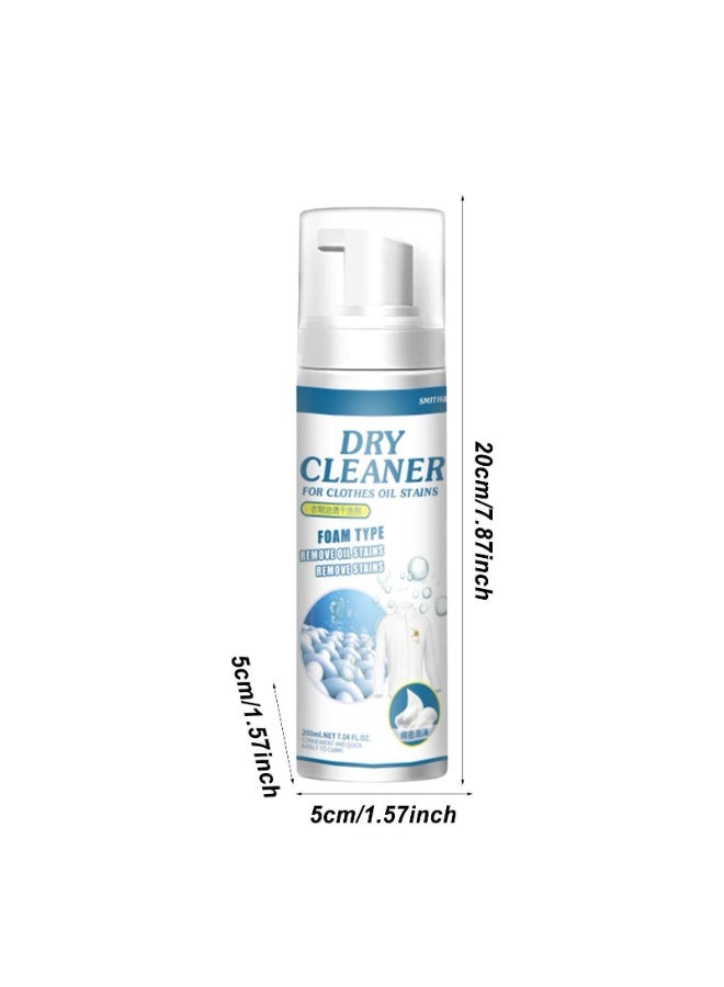 Dry Cleaning Spray For Clothes, Spot Remover Laundry Spray, Oil Stain Dry Cleaner, Household Waterless Stain Remover And Oil Remover Cleaner, Fabric Stain Remover For Clothes - Image 2
