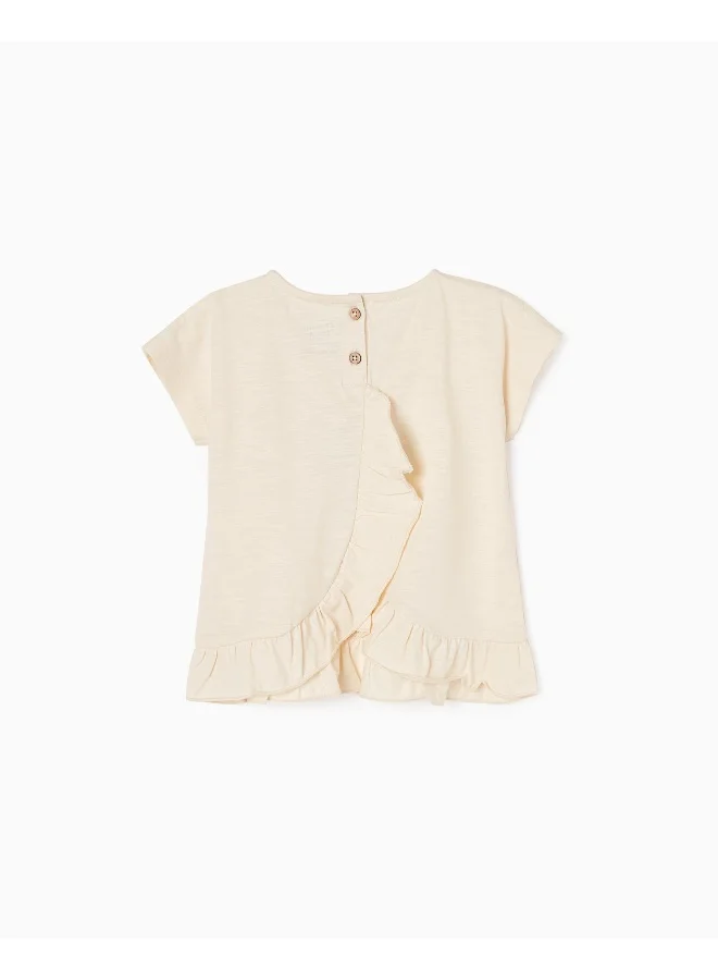 زيبي Cotton T-shirt for Baby Girls 'Birds'
