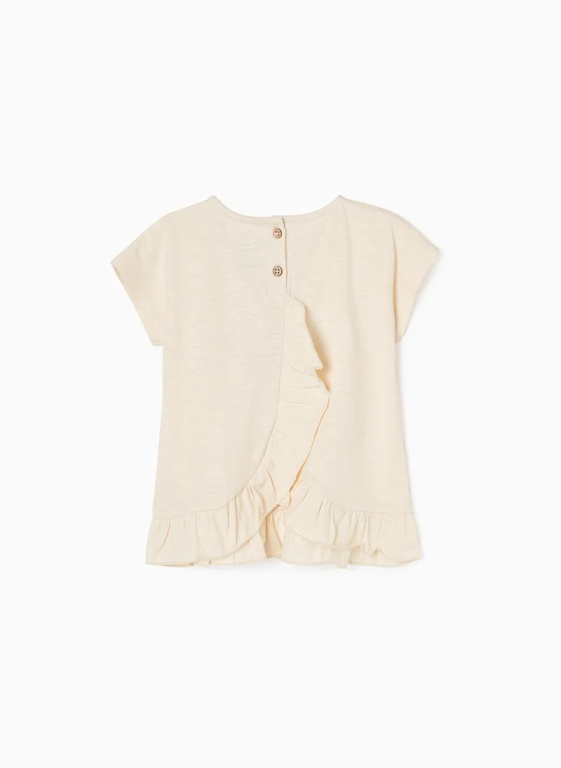 زيبي Cotton T-shirt for Baby Girls 'Birds'