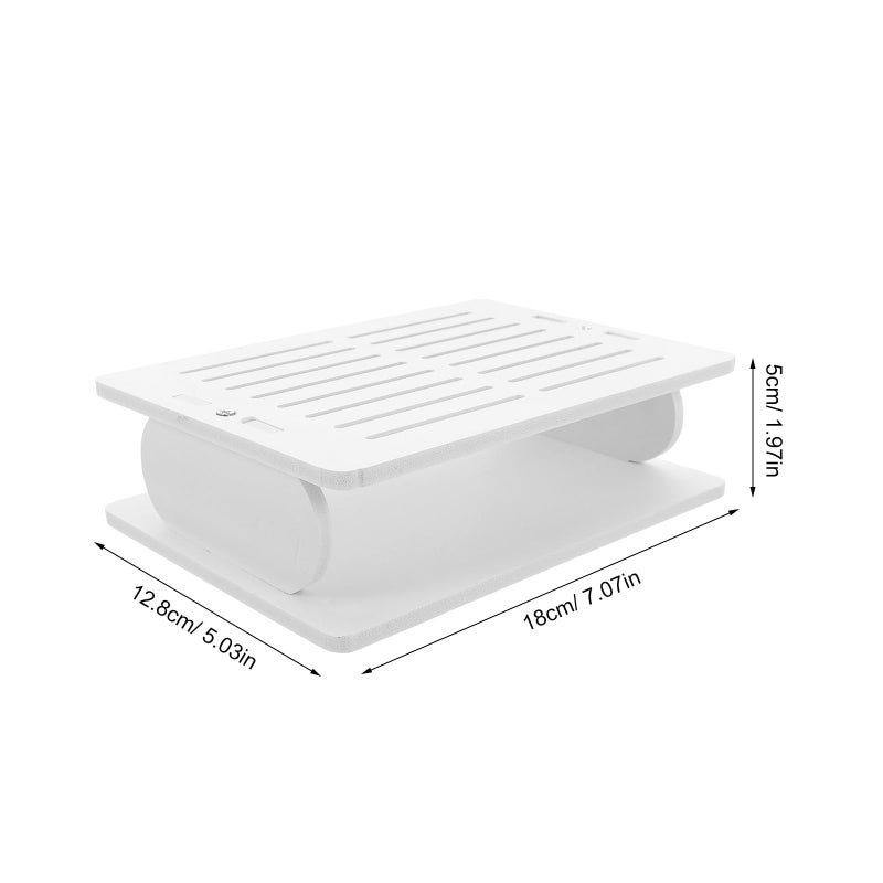 16 Slot PVC Plastic Business Card Holder Stand For Hotel Front Desk Office Reception - Image 3