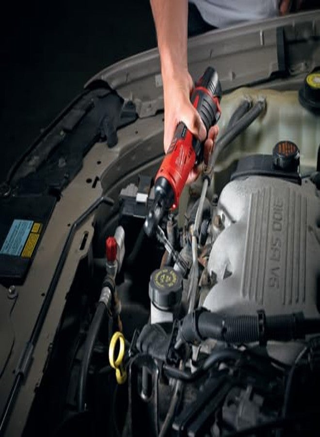 ميلواكي مفك براغي لاسلكي طراز Milwaukee 2457-20 M12 صغير الحجم، مقاس 3/8 بوصة، وزن 35 رطل قدم، سرعة دوران 250 دورة في الدقيقة، مزود بزناد متغير السرعة - Image 5