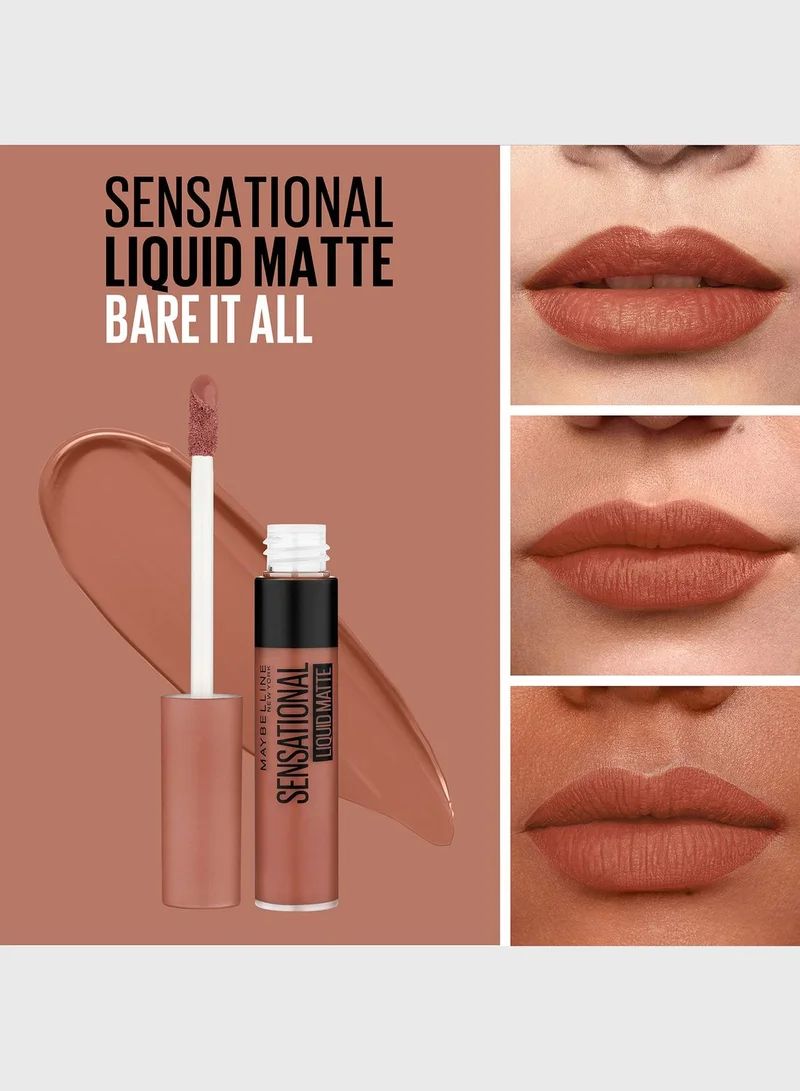 MAYBELLINE NEW YORK Sensational Liquid Matte Bare It All - 01