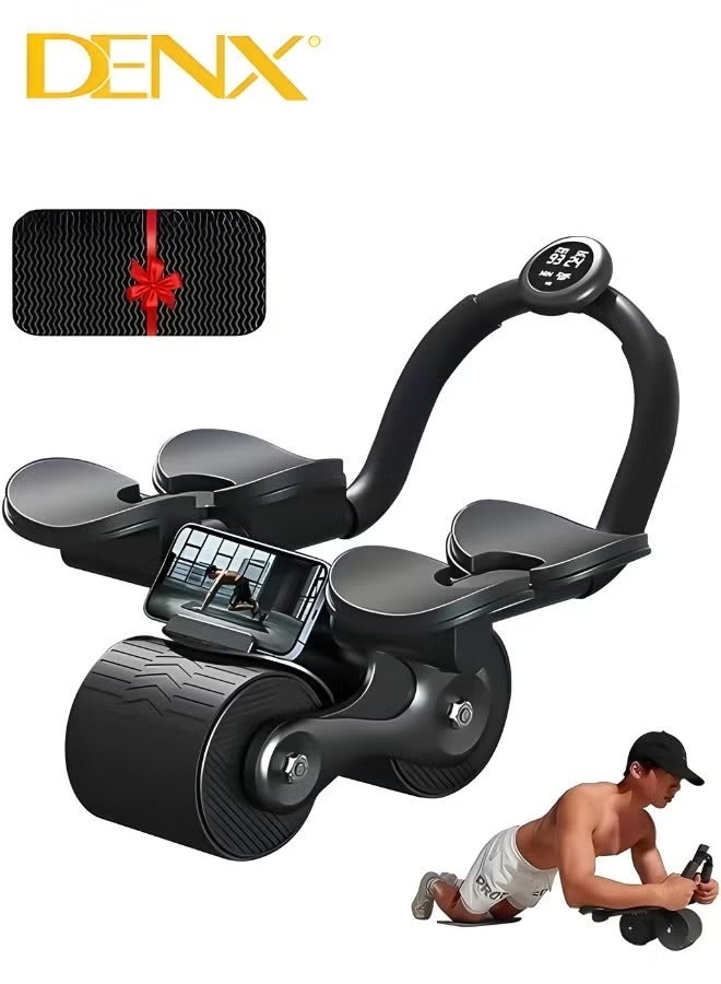 Denx Abdominal Rotating Wheel With Elbow And Knee Support For Home Fitness - Image 1