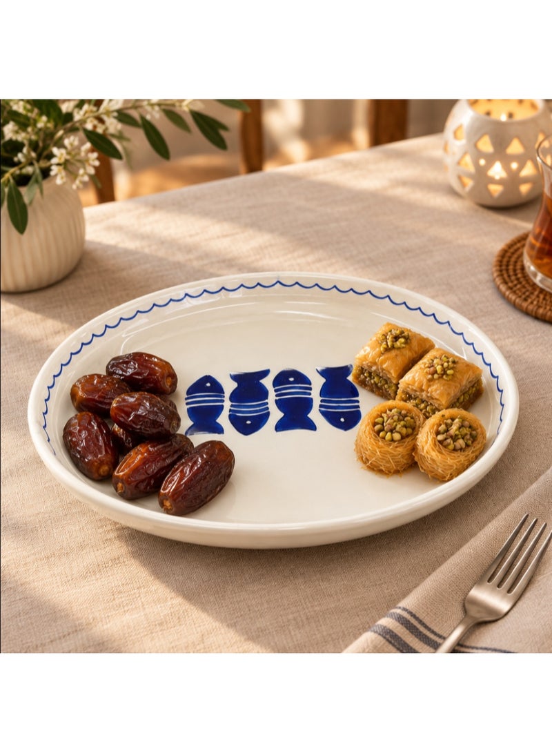 AKDC Slama Ceramic Plate - 22cm - Image 2
