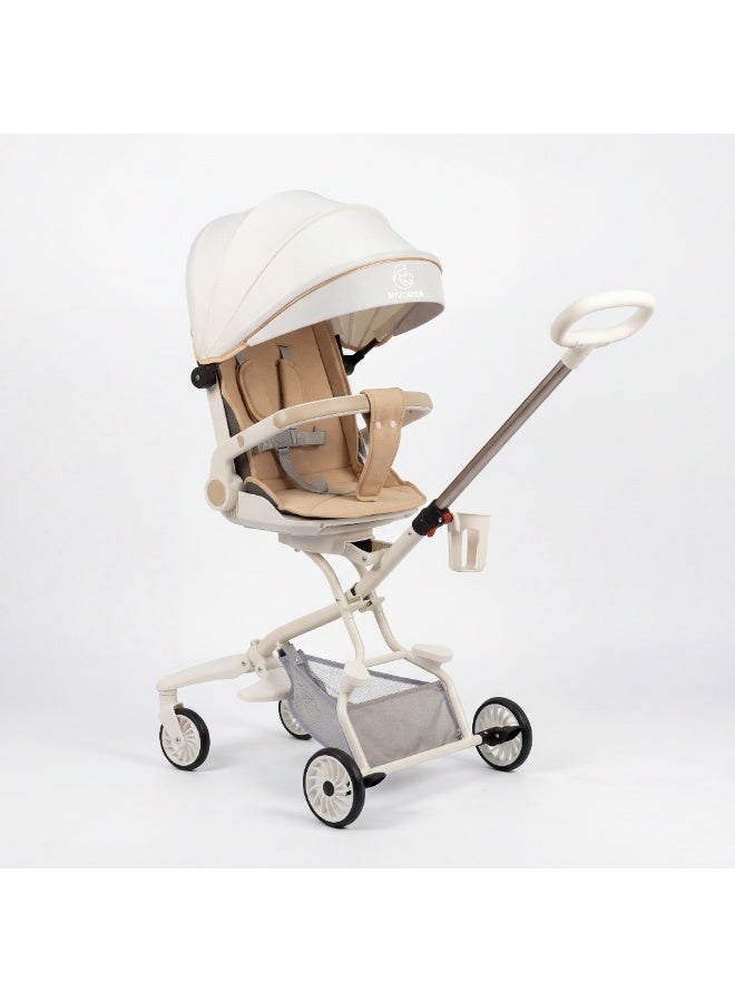 نيفورا  عربية أطفال نيفورا قابلة للطي مع مظلة قابلة للتعديل ومسند ظهر مريح وحامل أكواب - سترولر عملي وخفيف للأطفال الرضع - Image 2