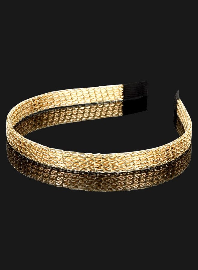 ANBALA 3 Pack Fashion Gold Thin Headbands, Metal Hair Bands for Women's Hair Accessories - Image 4