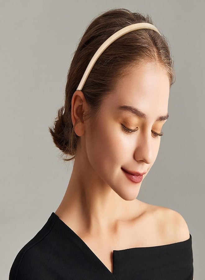 ANBALA 3 Pack Fashion Gold Thin Headbands, Metal Hair Bands for Women's Hair Accessories - Image 2