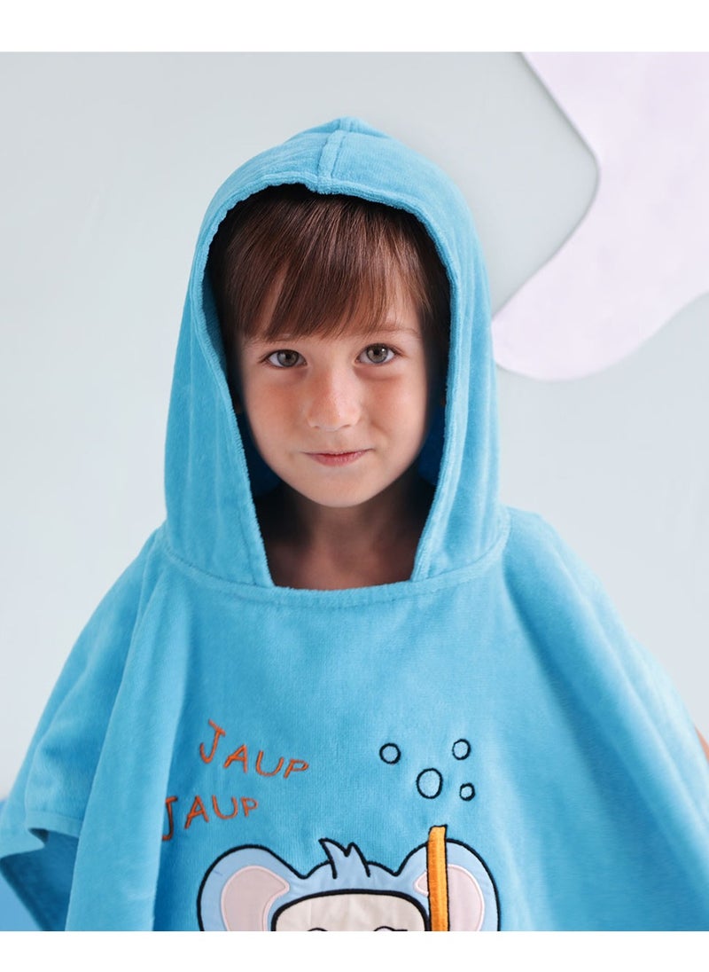 Milk & Moo Milk&Moo Kids Poncho Cool Koala Hooded Beach Towels for Kids  - Image 4