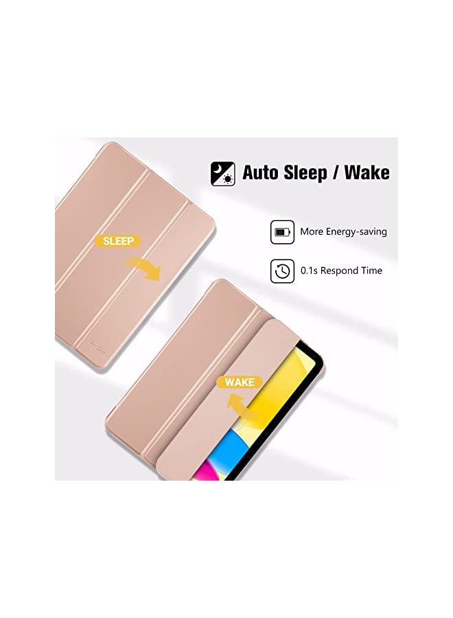 Procases ProCase for iPad 10th Generation Case 2022 iPad 10.9 Inch Case, iPad 10 Case Slim Stand Hard Shell Back Protective Smart Cover for 10.9” iPad 10th Gen 2022 Release -Rosegold - Image 5