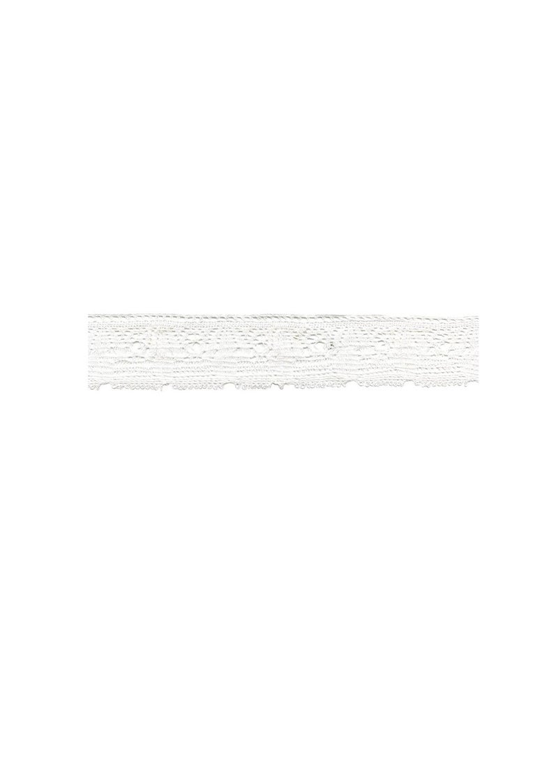 ANTIQUE Antique Cotton Cluny Lace Trim 1-7/8inch White  - Image 1
