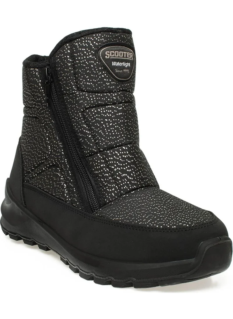 سكوتر women Z7449 boots TEXTILE BLACK SHINY