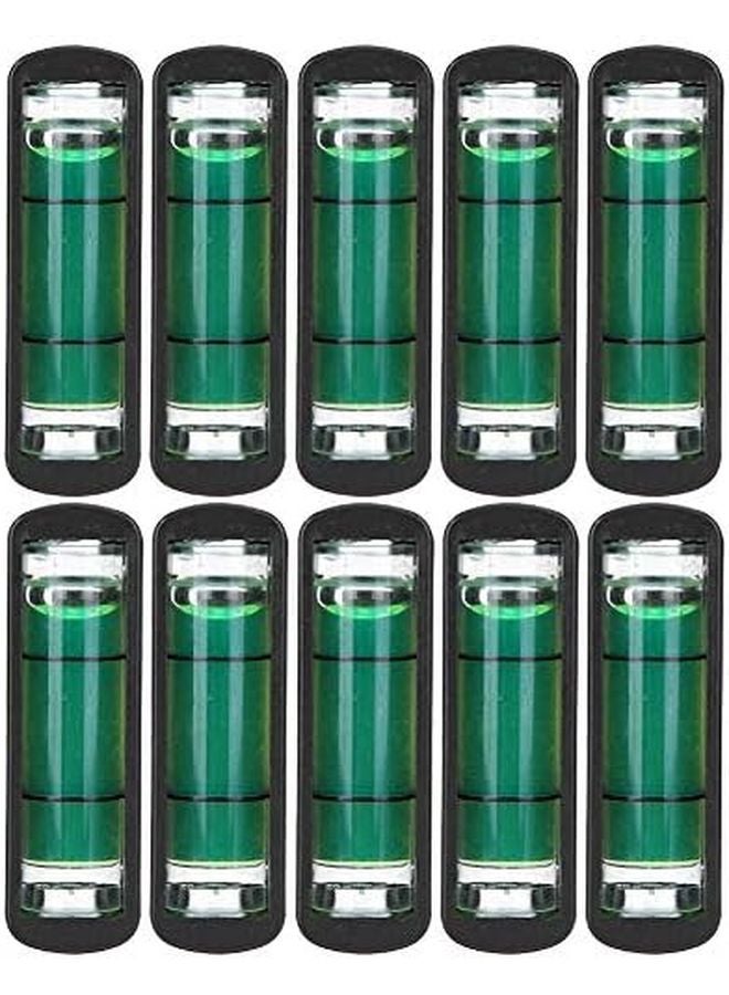 Mini Bubble Level 10PCS Black Acrylic Universal Adjustment Tool For Camera Tripod - Image 1