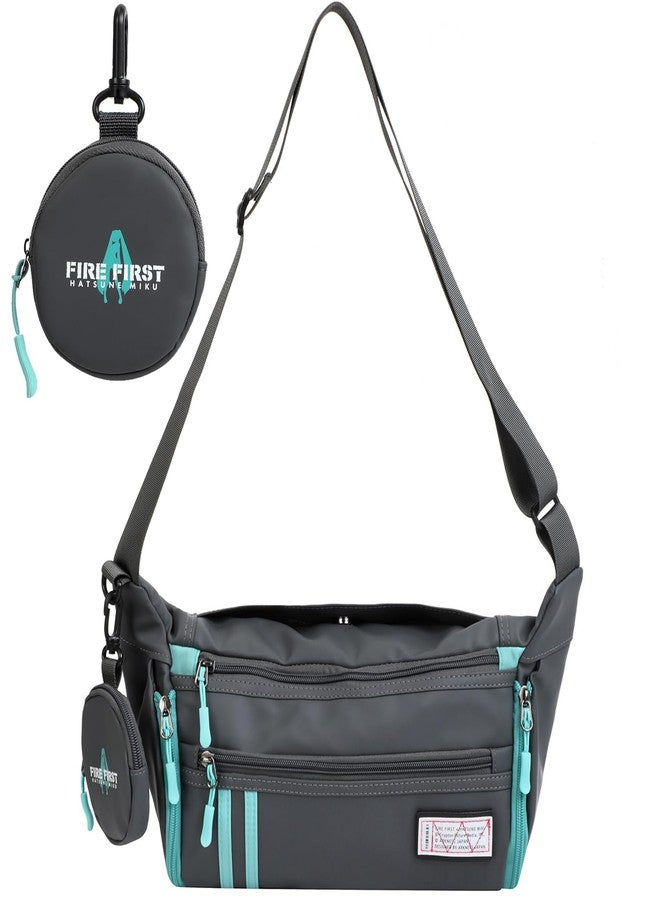 FIREFIRST X Hatsune Miku Collaboration Shoulder Bag,Miku Merch Suitable for Miku Cosplay Anime Crossbody Bag - Image 1