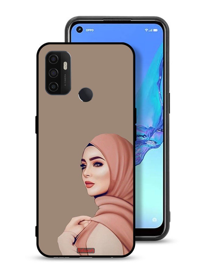 Tolwak Oppo A33 (2020) Protective Case Cover Beautiful Hijab Girl - Image 1