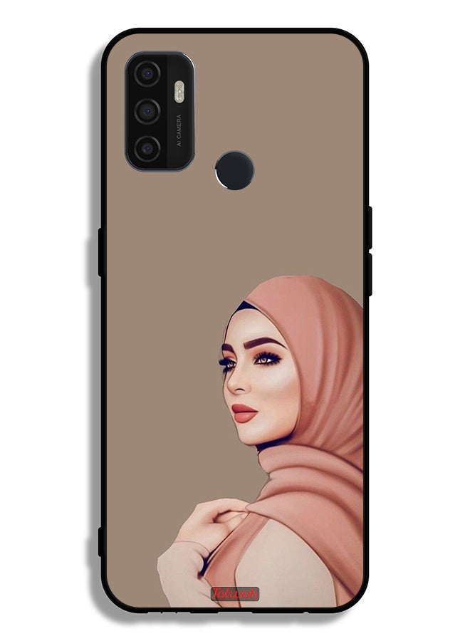 Tolwak Oppo A33 (2020) Protective Case Cover Beautiful Hijab Girl - Image 2