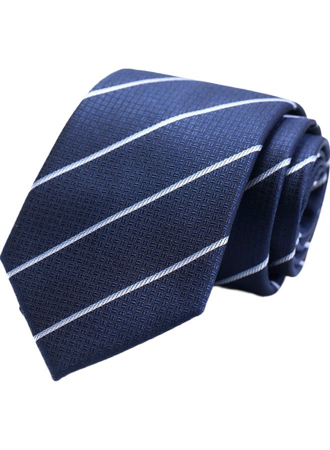 Northrop Martin High-End Silk Tie Men'S Formal Business Suit Handmade Blue Striped Groom Wedding Gift Box Jy18 - Image 3
