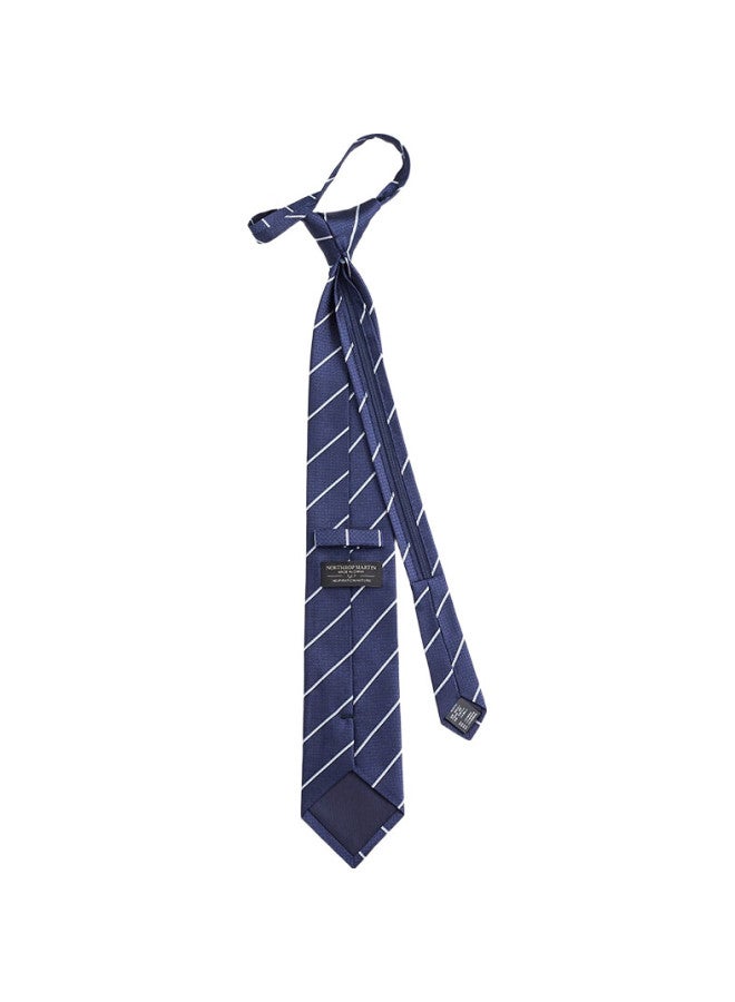 Northrop Martin High-End Silk Tie Men'S Formal Business Suit Handmade Blue Striped Groom Wedding Gift Box Jy18 - Image 1