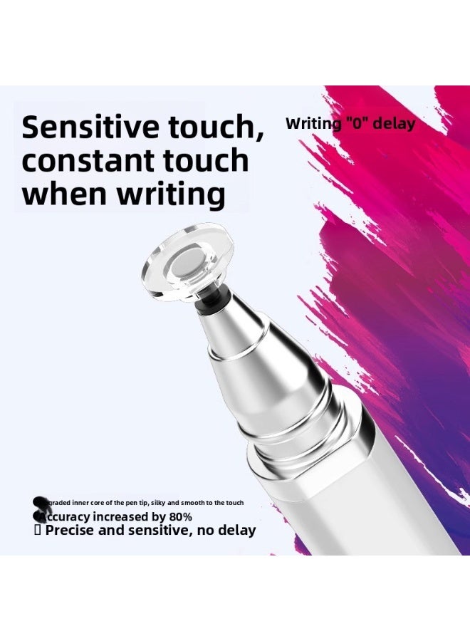 Touch screen pen, mobile phone tablet, universal stylus, drawing pen, dual-ended iPad, touch-screen point-tipped signature pen, 3-in-1 multi-function touch screen pen - Image 2