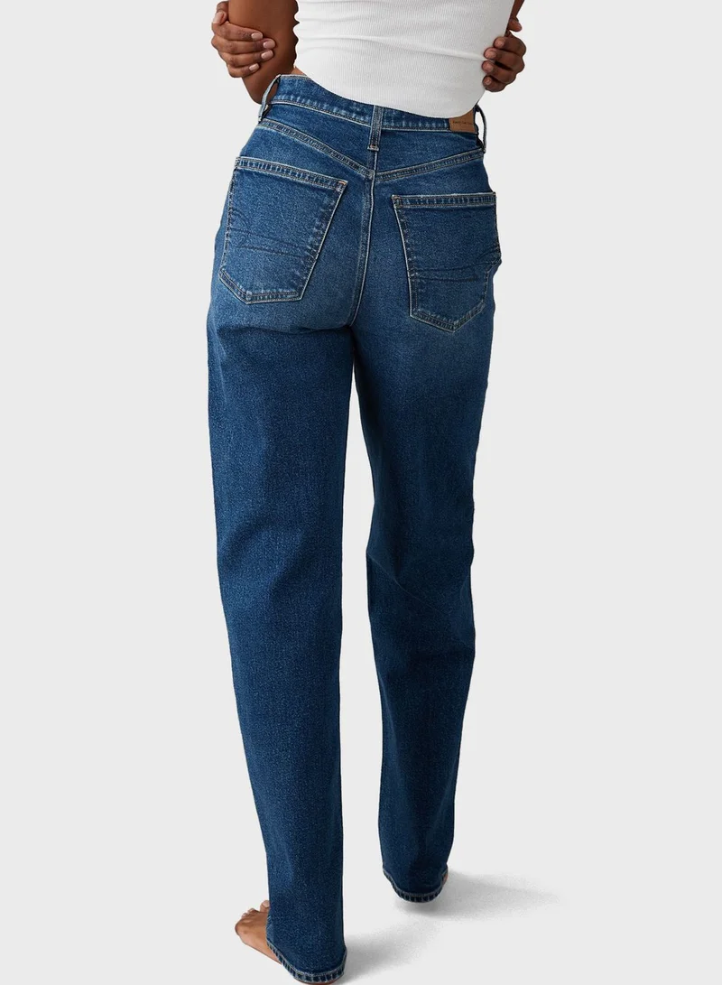 امريكان ايجل High Waist  Stright Jeans