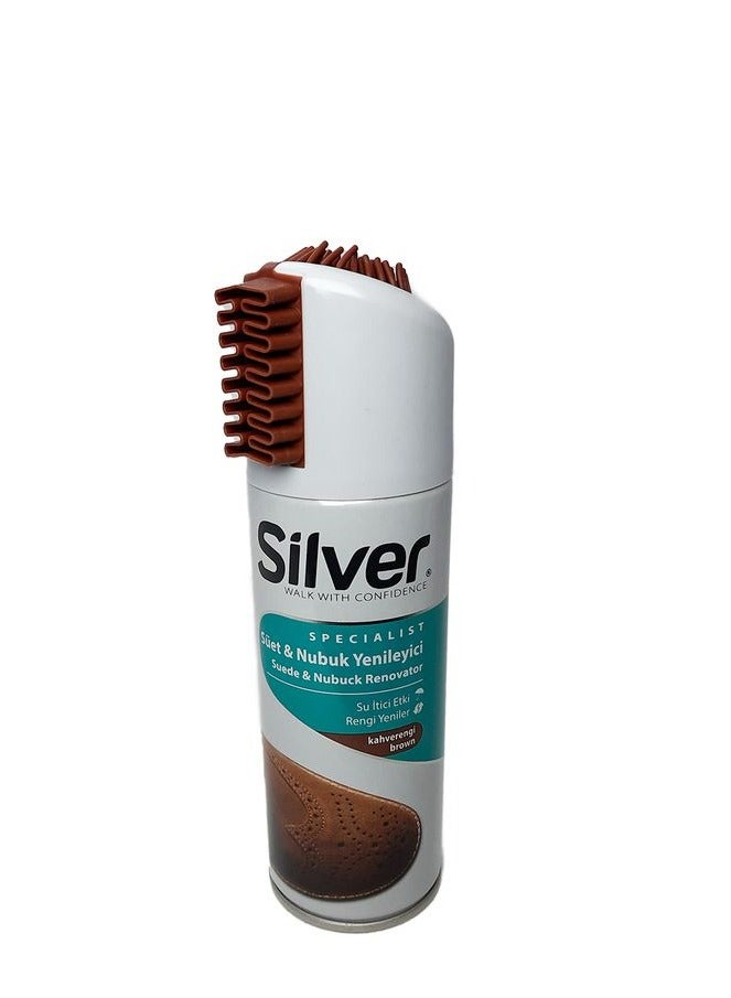 Silver Suede & Nubuck Renovator- BROWN