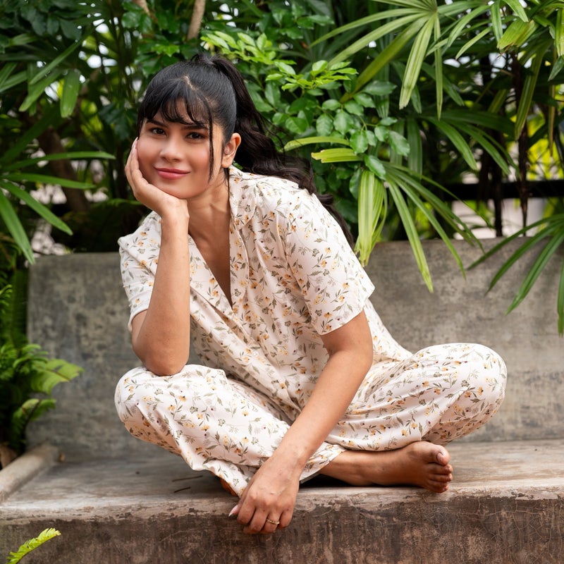 Aadaraya Pyjama Set Shirt and Trousers - Image 4