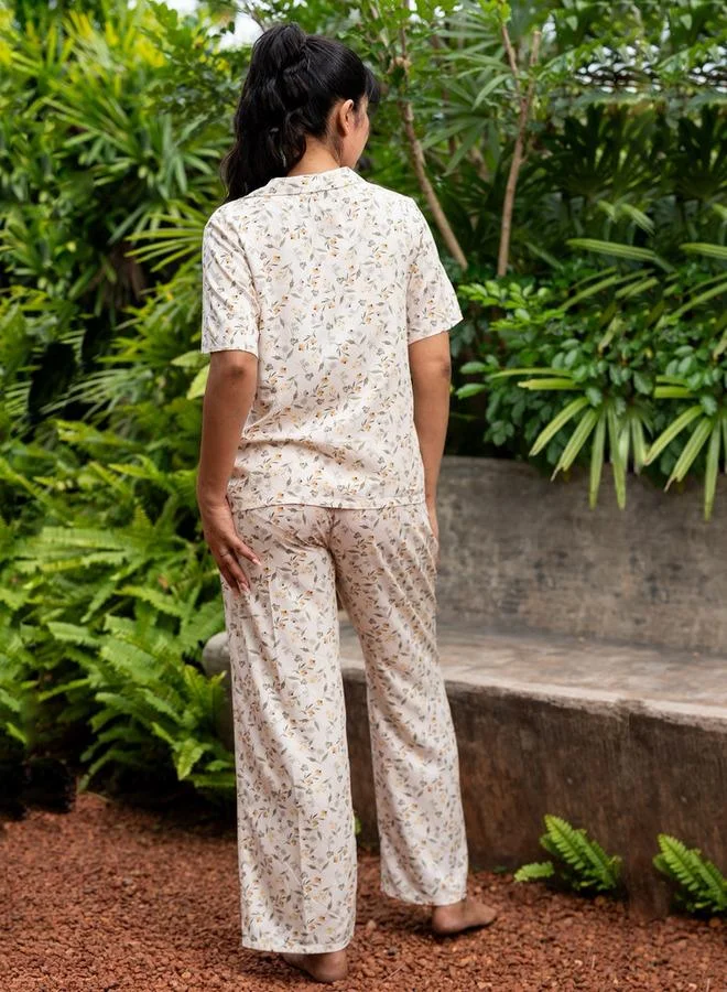 Aadaraya  Aadaraya Pyjama Set Shirt and Trousers for Women | Best Price UAE