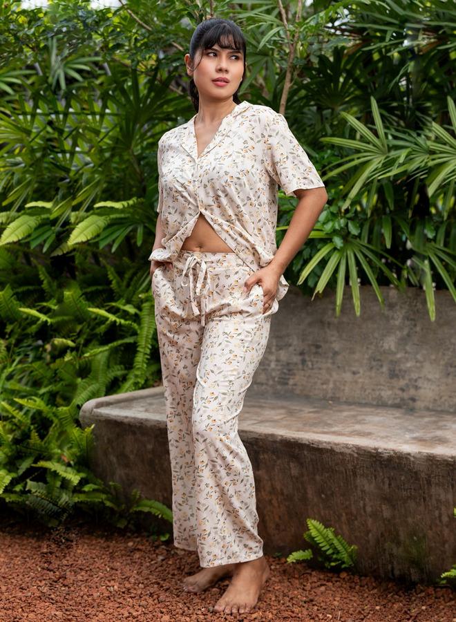 Aadaraya Pyjama Set Shirt and Trousers - Image 1