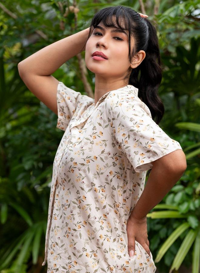Aadaraya Pyjama Set Shirt and Trousers - Image 2