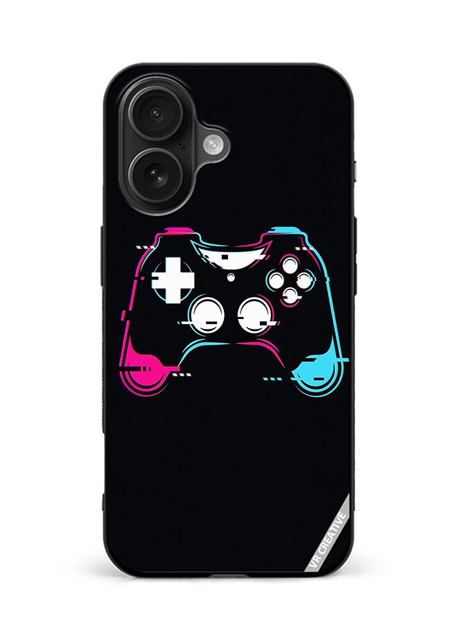 Protective Case Cover For Apple iPhone 16 Plus Ps5 Remote Control Design Multicolour
