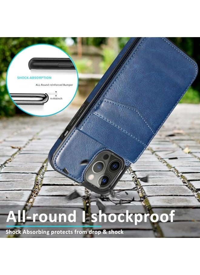 BGM - JnD iPhone 14 Plus Case Premium Case with Attached Wallet, Hard Back Explosion Proof with ShockProof Edges (iPhone 14 Plus L DB) - Image 1