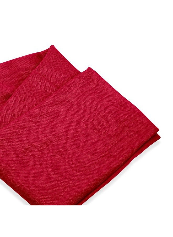 GEARONIC Soft Pashmina Scarf for Women Shawl Wrap Scarves Lady Women's Scarfs in Solid Colors - Wine Red - Image 4