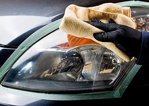 3M Auto Restore and Protect Headlight Restoration Kit, Use On Plastic Lenses, Headlights, Taillight, Fog Lights and More, Includes Sanding Discs, Headlight Clear Coat Wipes, Foam Pad and Glove (39194) - Image 5