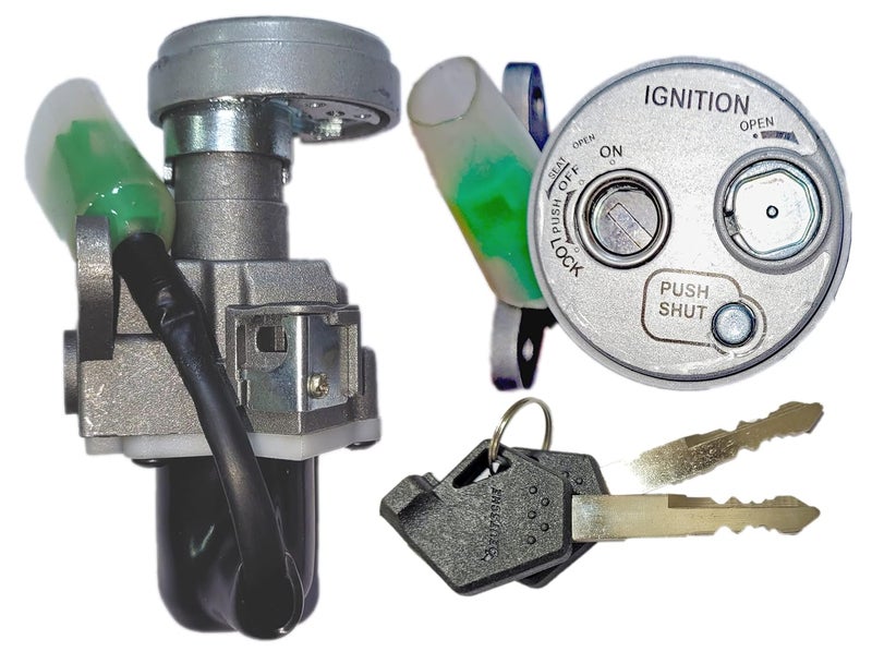Deutsche Ignition Cum Steering Lock Suzuki Access New Model (with Magnetic Shutter) (2 Wires) | 2 PIN - Image 3