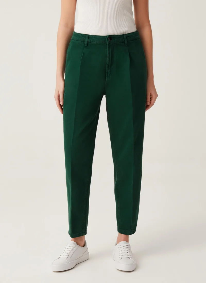 او في اس Ovs Cigarette Trousers With Darts