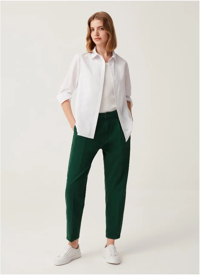 او في اس Ovs Cigarette Trousers With Darts