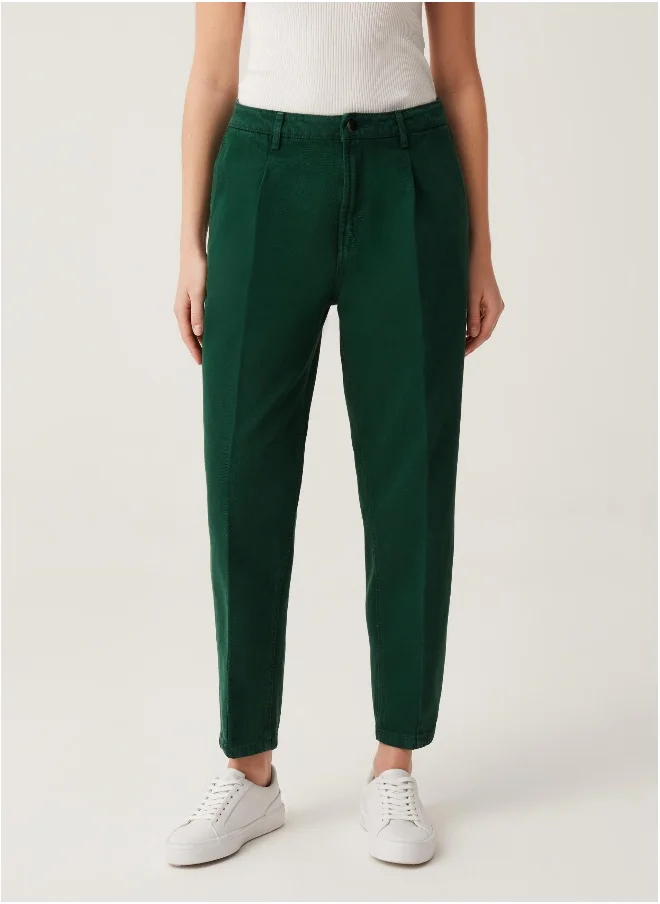 او في اس Ovs Cigarette Trousers With Darts