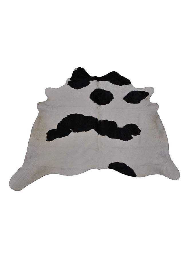 Zerimar Cowhide Area Rug Natural Premium | Unique Occasion 10% Discount | Size: 57X79 In 2.88 Mâ² | Cow Carpet | Natural Carpet | Area Rugs Living Room -- Black -- White: 57X79 In