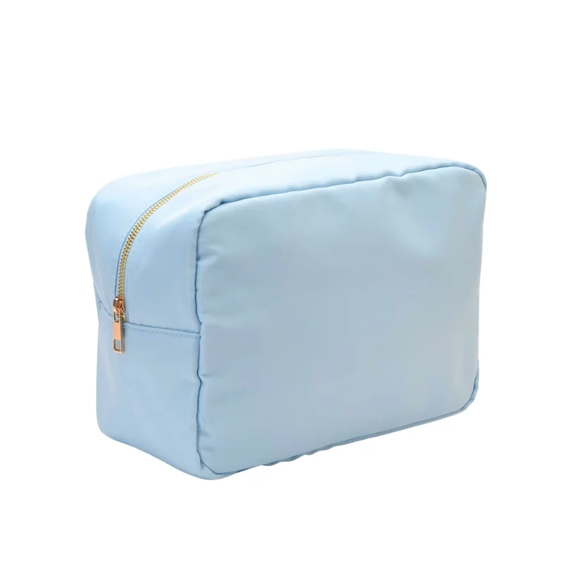 The Happy Tribe  Personalised Large Pouch, Baby Blue  | Best Price UAE