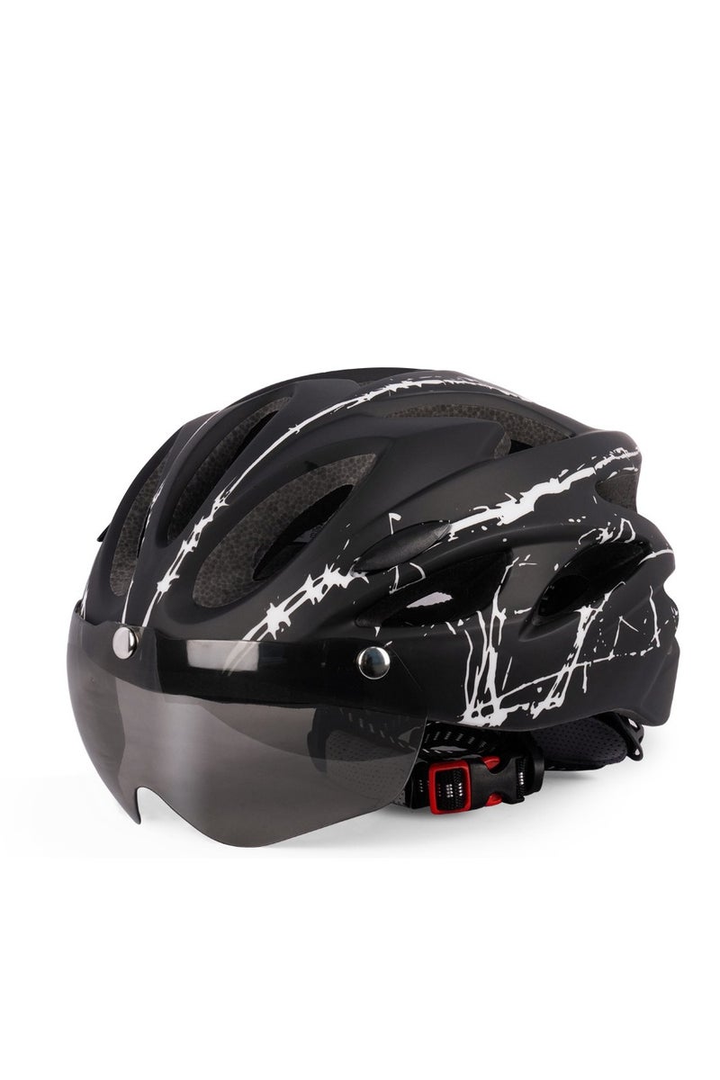 Cycling mountain road bike helmet with integrated wind mirror for men and women outdoor sports Climbing helmet