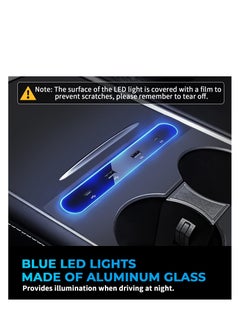 SYOSI Tesla Model Y / 3 Docking Station 4 in 1 USB LED Hub, Compatible Docking ​Station ​of Center Console HUB Adapter Multiport Cable Extension Accessories  - Image 4