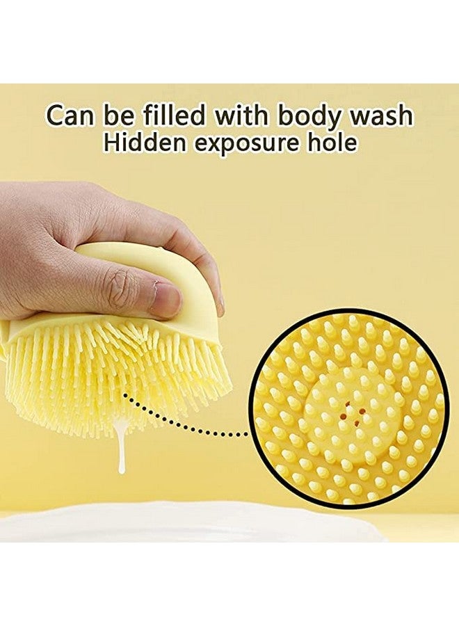 فرشاة استحمام للكلاب، مقشر للجسم، موزع شامبو، مزيل القراد للاستحمام، فرشاة الاستحمام - Image 4