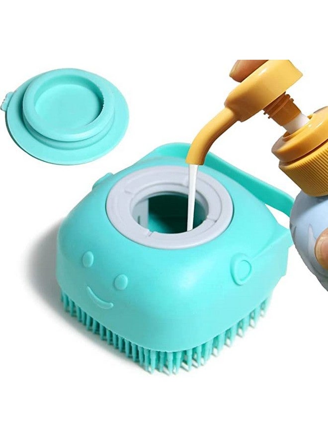 فرشاة استحمام للكلاب، مقشر للجسم، موزع شامبو، مزيل القراد للاستحمام، فرشاة الاستحمام - Image 3